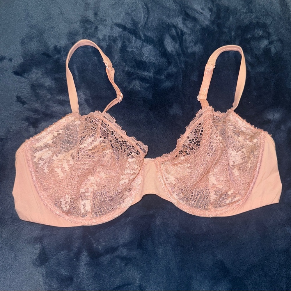 La Perla Pink Lace Bra with Underwire